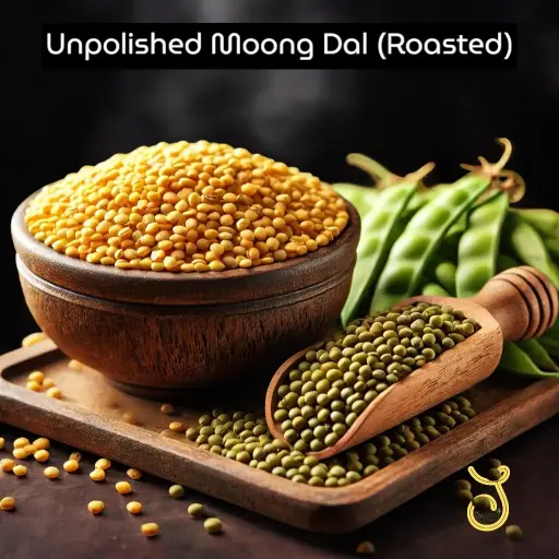 Unpolished Moong Dal (roasted)